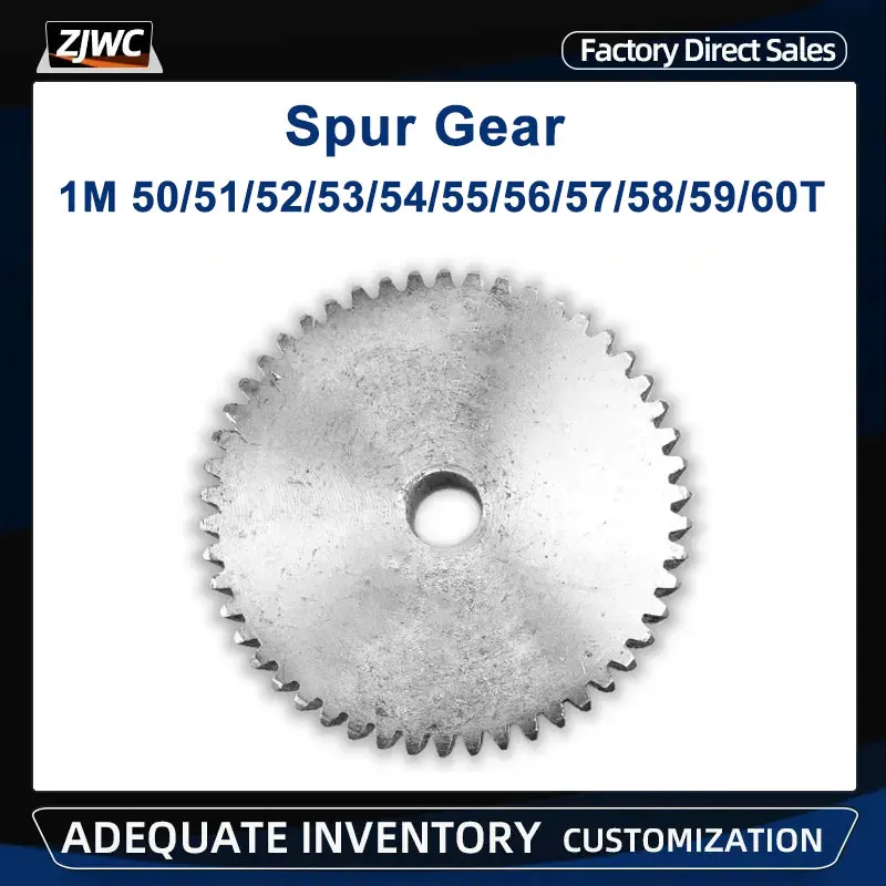 

Прямозубая шестерня LSWCBE 1М 50/51/52/53/54/55/56/57/58/59T из стали