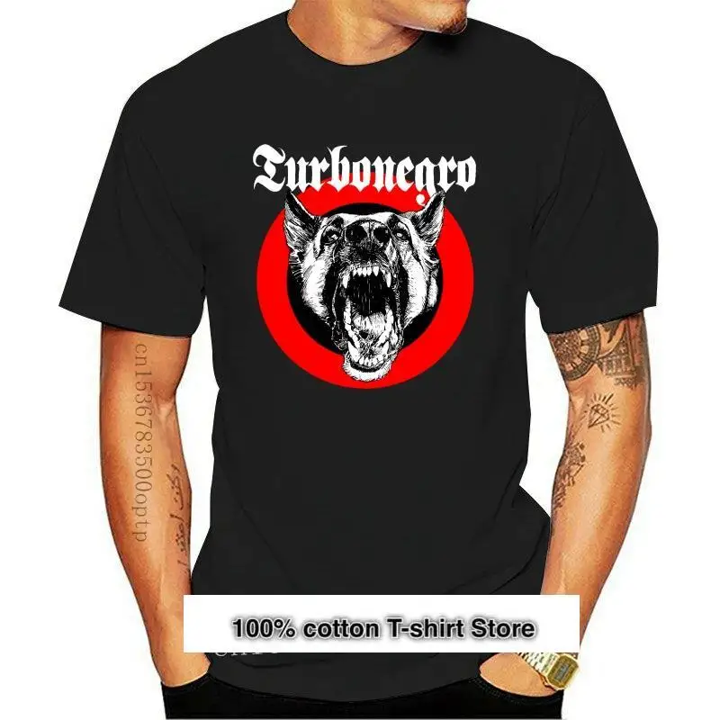 

Camiseta negra TURBONEGRO para hombre, camisa de cuero escandinavo Punk Rock Glam, talla S-3XL, nueva