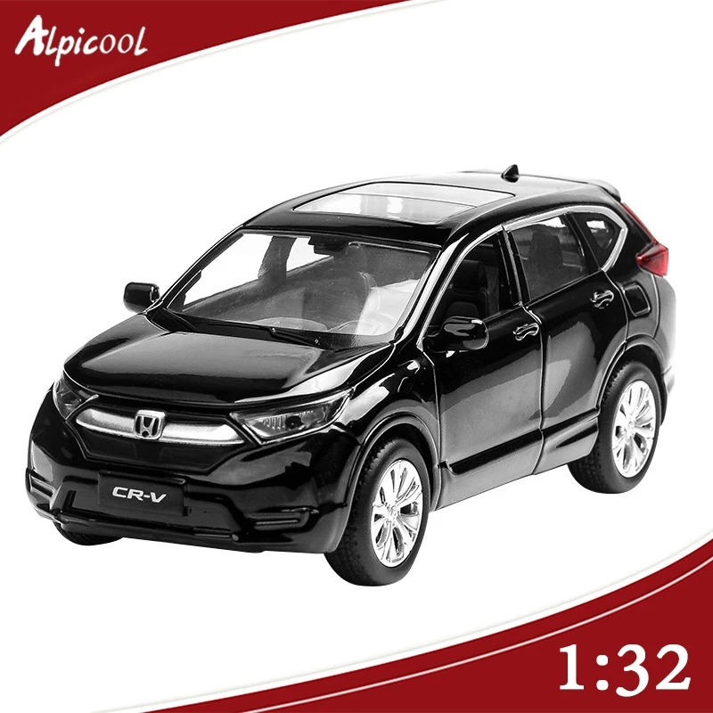 

Simulation 1:32 Honda CRV SUV Six Door Acousto-optic Return Force Alloy Model Metal Toy Car Collection And Display Children Gift