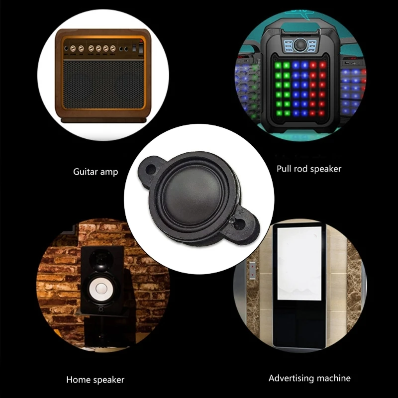 1 25-дюймовый динамик 4 Ом полнодиапазонный для книжной полки звуковых систем