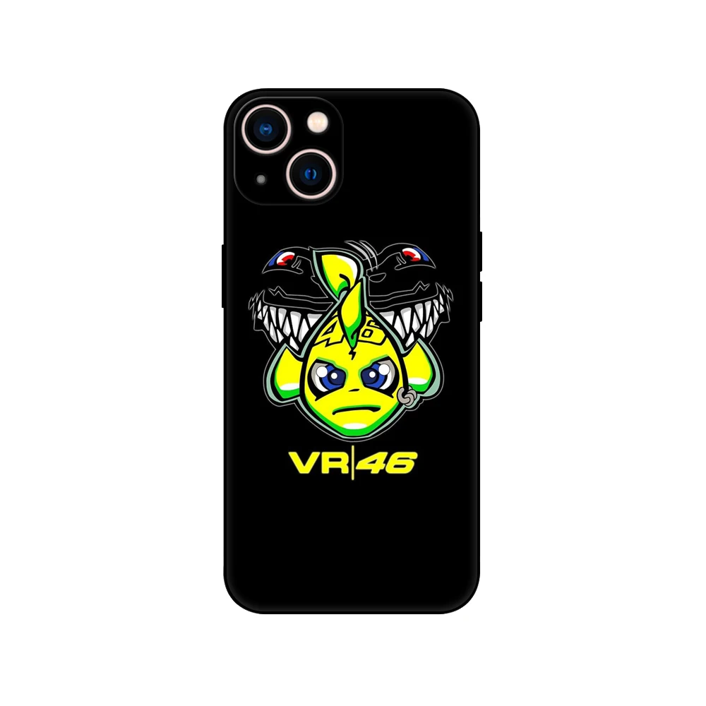 Black tpu case for iphone 5 5s se 2020 6 6s 7 8 plus x 10 XR XS 11 12 13 mini pro MAX  The Doctor Rossi Motorcycle Racing images - 6