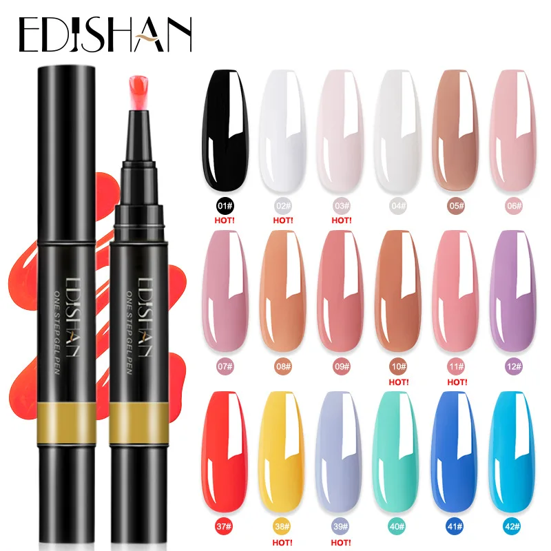 3 в 1 блестящее цветное гелевое покрытие для ногтей |