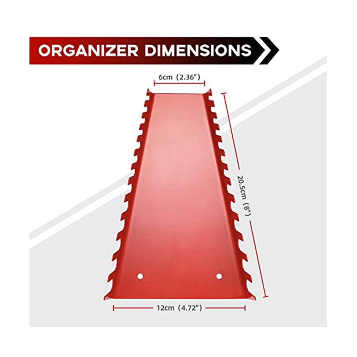 Металлический органайзер для гаечных ключей премиум-класса 2 упаковки настенные