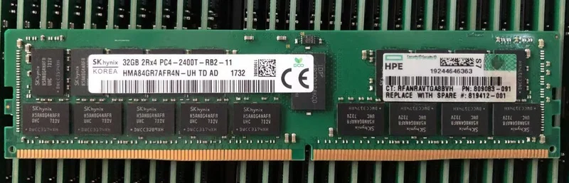 

RAM 805351-B21 809083-091 32GB 2400 ECC DL380 Gen9 G10 memory stick