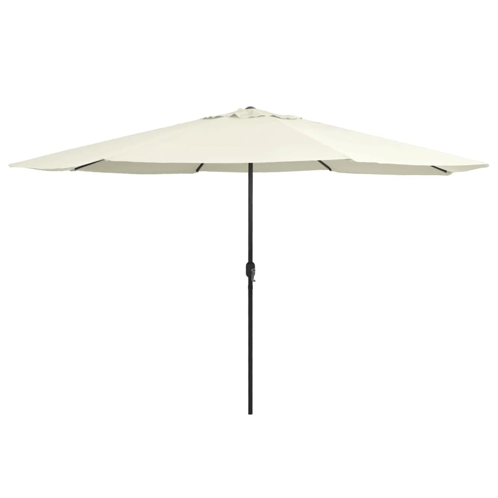 

Outdoor Parasol with Metal Pole 157.5" Sand White
