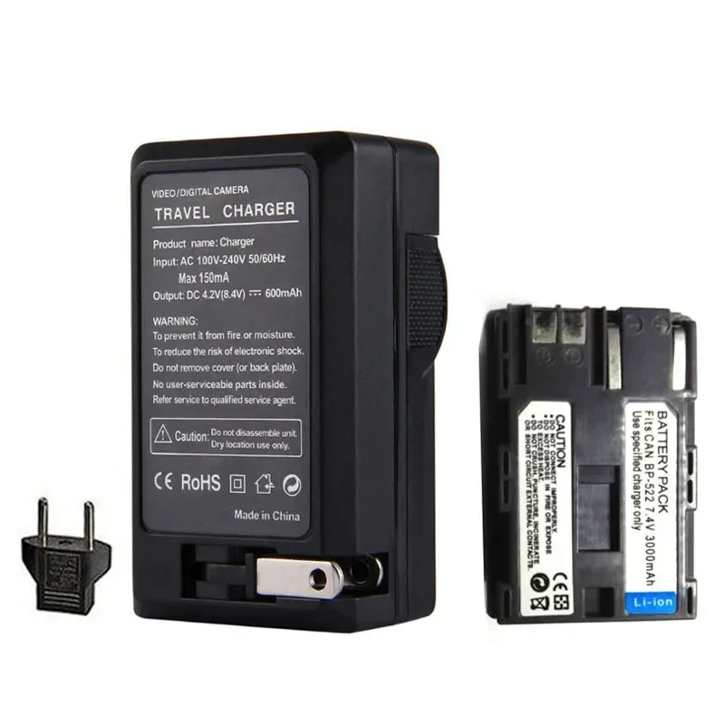 Аккумулятор для камеры BP-522 BP522, 3000 мАч, для Canon BP-508 BP-511 BP-512 BP-535 BP-70A BP-85A EOS 50D 40D 30D D60 D30 5D (art.: 3920d942e48dd) - 3920d942e48dd