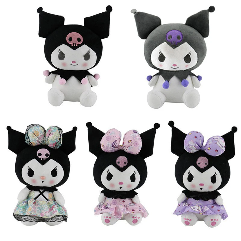 

25 см аниме Sanriod плюшевые игрушки Kawaii Kuromi My melody Cinnamorol Аниме Мягкие набивные животные кукла плюшевый подарок для детей