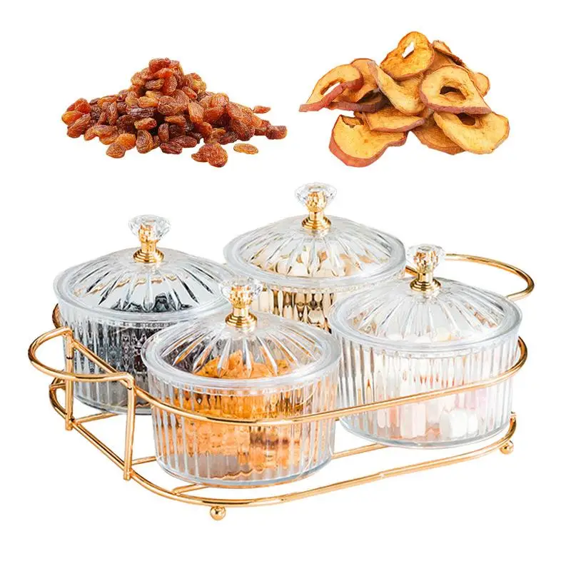 

Dried Fruit Container Transparent Fruit Plate Candy Plate Nuts And Dried Fruit Storage Box Refreshment Snack Plate Containers