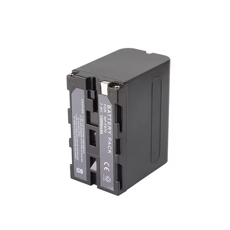 12000 мАч NP-F970 NPF-960 подходит для замены перезаряжаемой батареи светодиодного