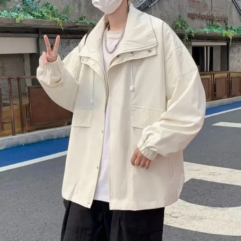 Мужская осенне-зимняя куртка новинка 2022 модный брендовый Повседневный тонкий