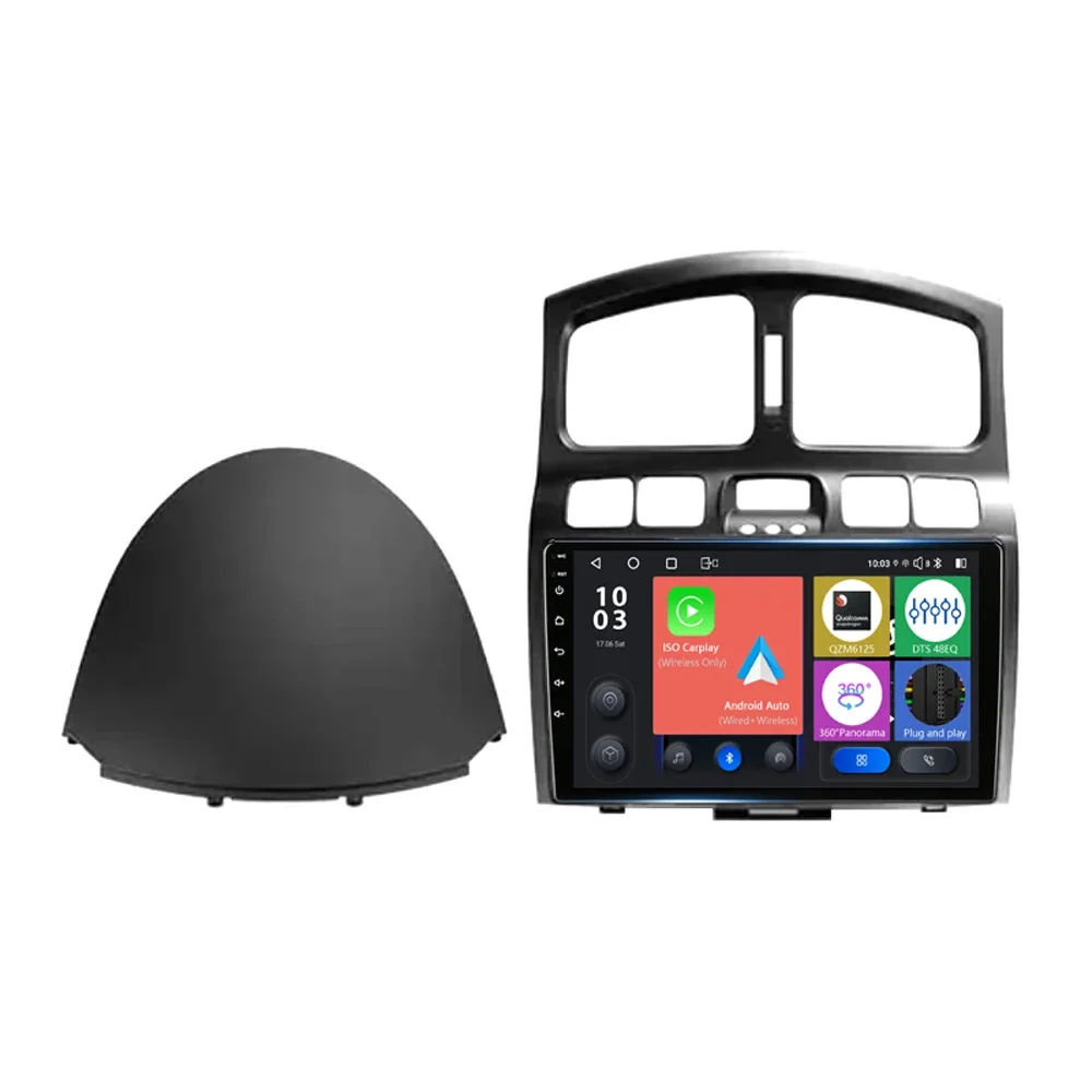 Idoing 9-дюймовый головной блок Android для Hyundai Santa Fe SM 2000-2012 JAC S1 (Rein) 1 2007-2013 автомобильный