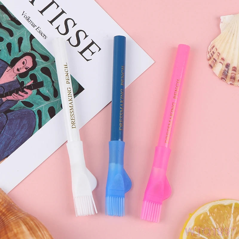 

3 шт. Меловые карандаши, инструменты для временного шитья для маркировки ткани и маркера для рисования, выцветающие Меловые карандаши