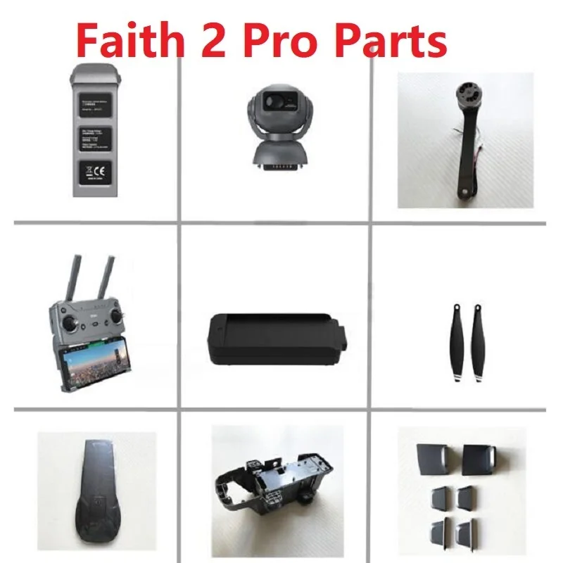 Запасные части для радиоуправляемого дрона CFLY Faith2 Pro Faith 2pro, лопастные пропеллеры, оболочка, пульт дистанционного управления камерой, кабельный рычаг, зарядное устройство GPS Faith2Pro