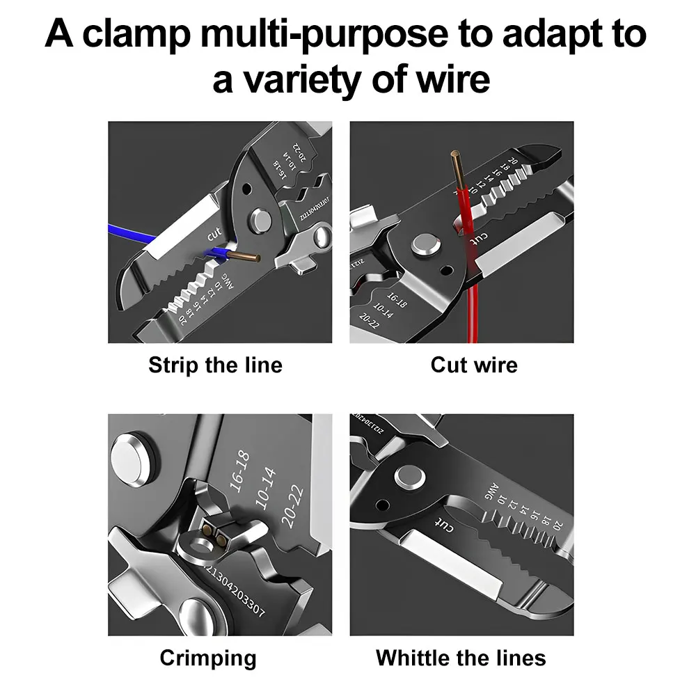 Многофункциональные плоскогубцы для зачистки кабеля Плоскогубцы резки