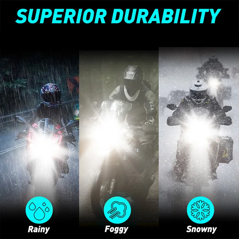 Универсальная двухлучевая светодиодная фара 12 Вт 1200 лм H4 HS1 P43T S2 BA20D светильник