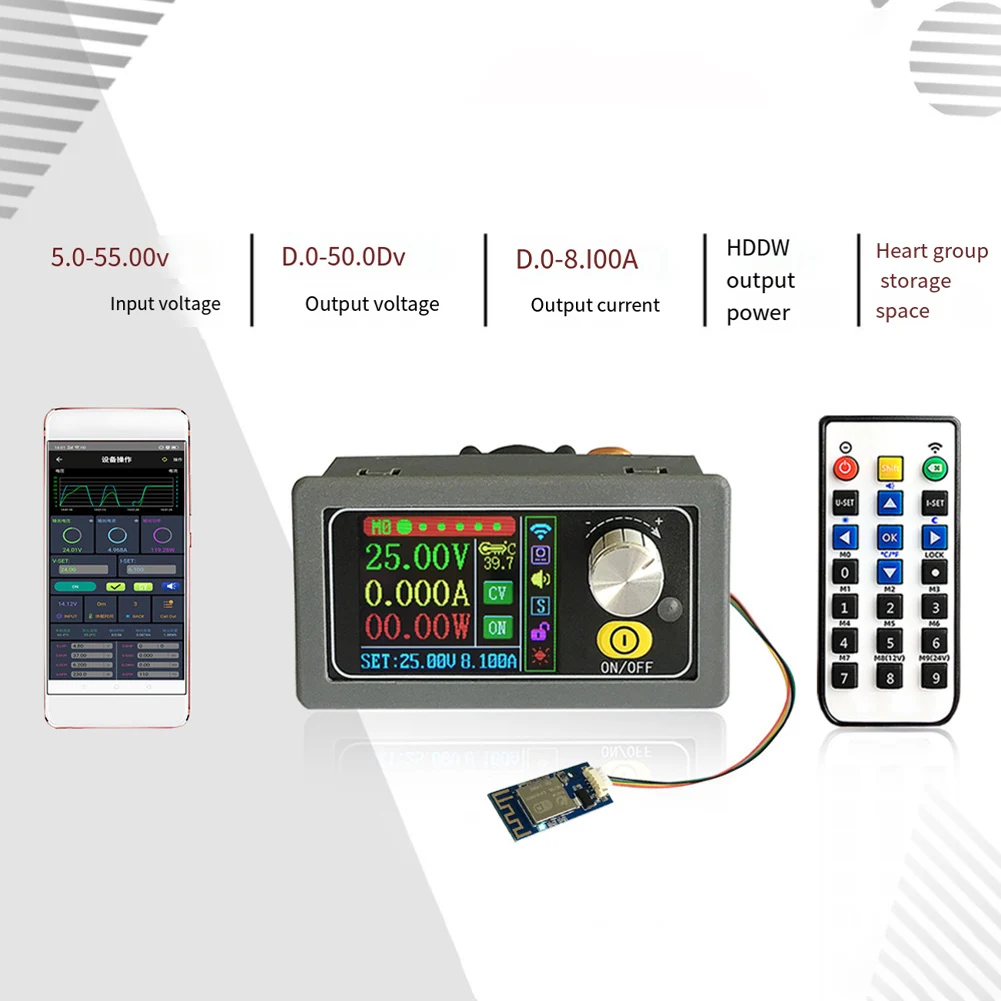 Регулируемый источник питания постоянного тока XY5008 с ЧПУ понижающий модуль CV CC 50