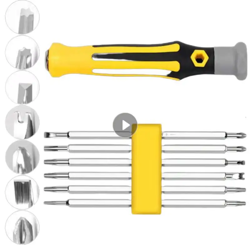 

Набор отверток 6 в 1, многофункциональные безопасные магнитные насадки для дрели, с шестигранной отверткой, с плоской головкой