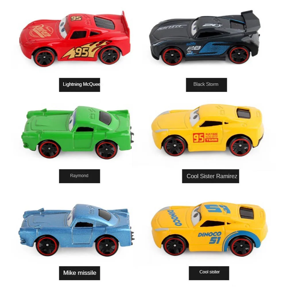 Машинка детская металлическая литая с молнией Маккуин Джексон шторм |