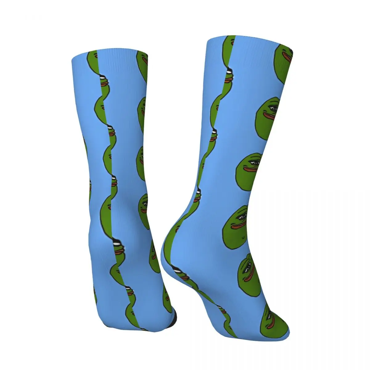 Smug грустная лягушка унисекс Зимние носки для бега счастливые уличный стиль