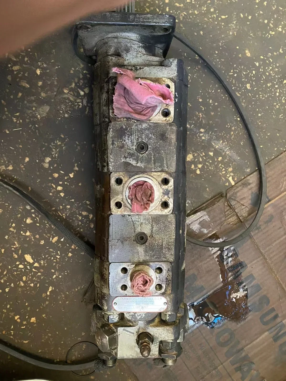 3-ступенчатый гидравлический насос Tadano Crane GPPI Uchida Шестеренчатый