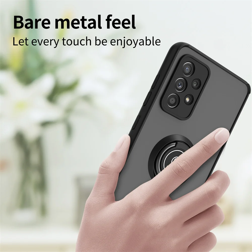 Новинка магнитный матовый чехол для A42 A33 A32 A31 A03 A04 Samsung Galaxy A73 A72 A71 A52 A51 A50 PluShockProof