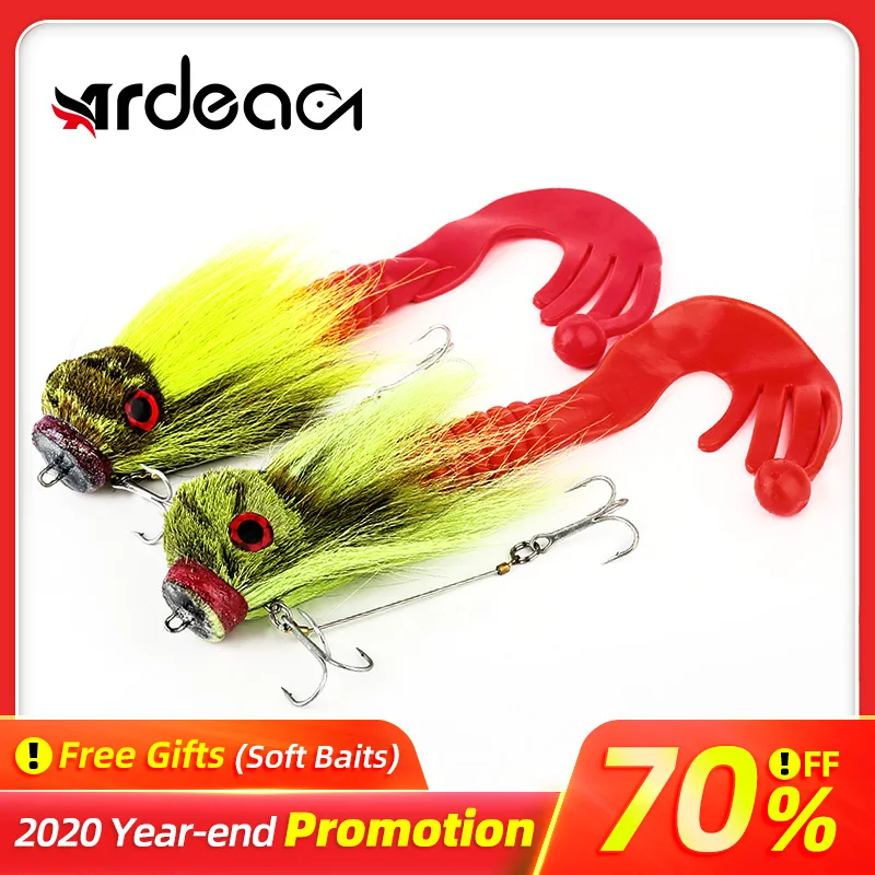 Приманка для щуки рыболовная приманка Ardea с большим мышом силиконовая оленьим