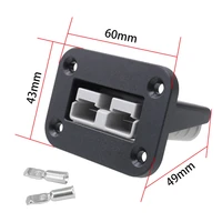 50a flush mount for anderson plug mounting bracket panel cover caravan accessories camper boat truck