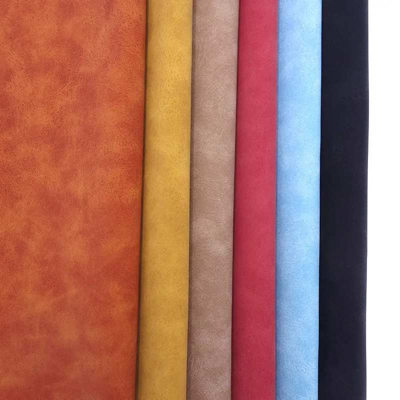 25x34cm Faux Suede PU Leather Fabric For Garment Waterproof Synthetic Leather Fabric DIY Sewing Material Bigger Piece