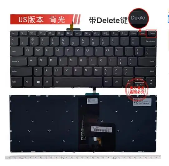 Новинка для Lenovo Yoga 520-14 520 -14IKB 120S-14IAP искусственная задняя идентификация с подсветкой клавиатуры (удалить клавишу)