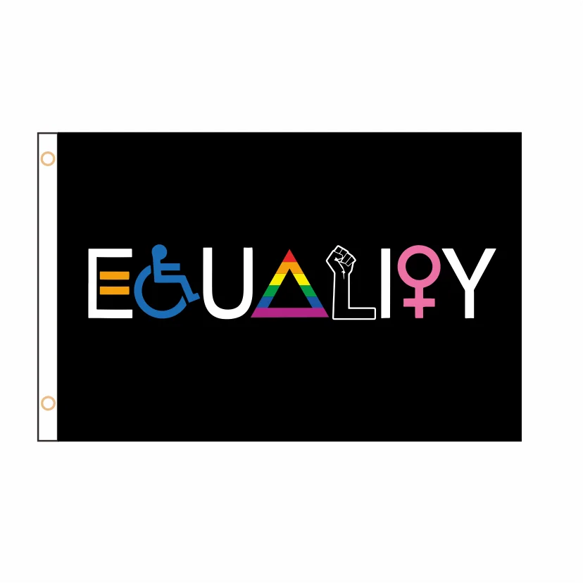 

Free Design Black Lives Matter Love is Loves Feminism Equality Flag Banner 2ft*3ft 3ft*5ft Christmas Decorations for Flag QZ-054