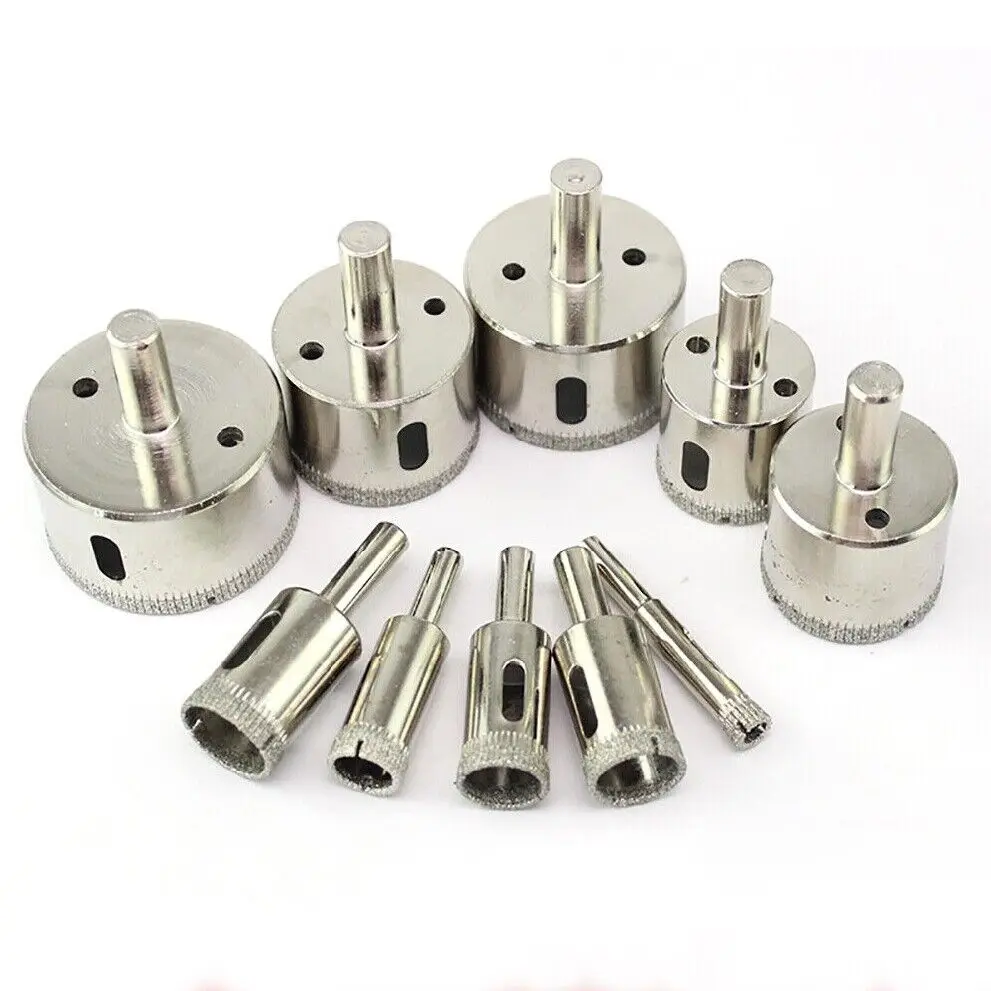 

1 шт. Новое поступление 7-90 мм Высокое качество Алмазное покрытие коронка пилы подходит для гранита мрамора стекла кварца камня керамики