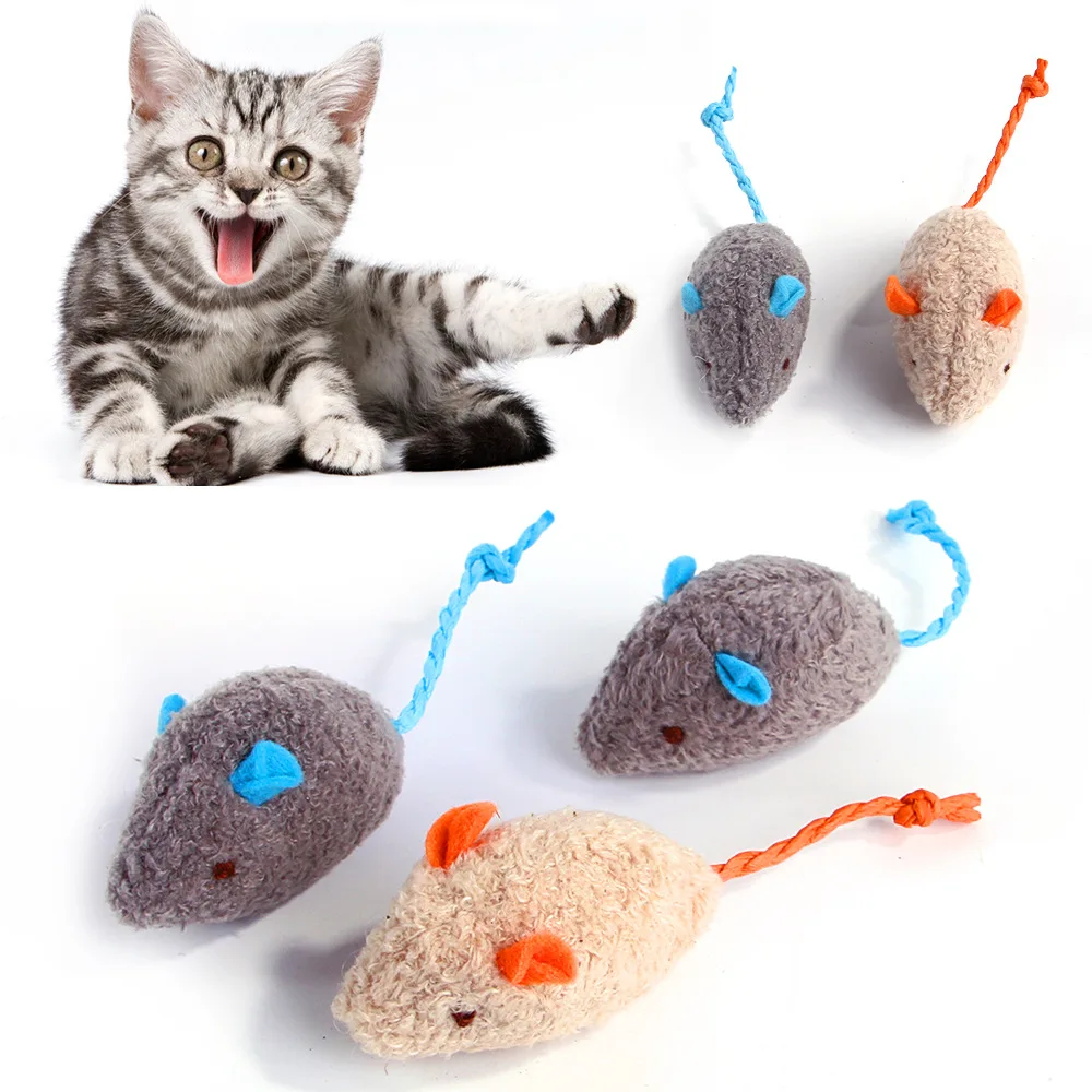

Игрушка для домашних животных, кошка, плюшевая мышь С Кошачьей Мятой, милая интерактивная игрушка для домашних животных