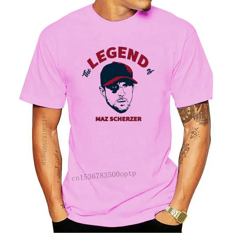 

Camiseta de The Legend Of Max para hombres, camisa de manga corta con estampado informal de alta calidad, para jugadores de béis