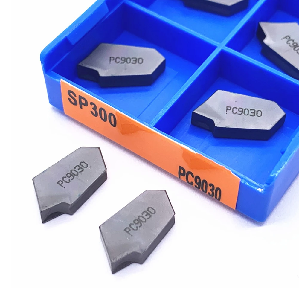 SP200/SP300/SP400/SP500/SP600 PC9030 Твердосплавные пластины для обработки канавок Токарные