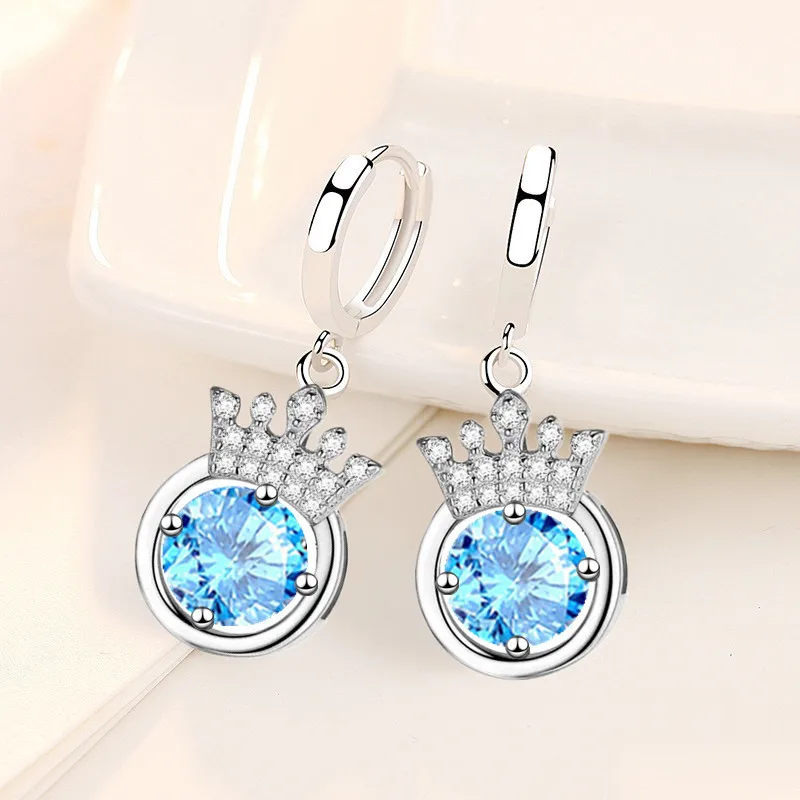 

Женские серьги из серебра 925 пробы, с фианитом