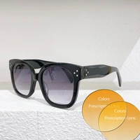 gradient lens black cat eye frame high quality womens myopia prescription sunglasses 4002un fashion mens glasses