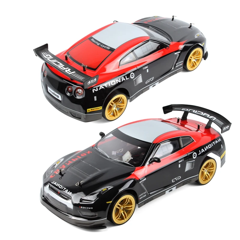 

1:10 2.4G 70Km/H High Speed RC Car 4WD Battery Off Road Radio RC Vehicle With LED Headlight