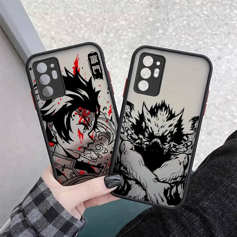 

Anime Demon Slayer Kimetsu No Yaiba Case For Samsung M62 M53 M52 M51 M33 M32 M31 M30S M23 M20 M10 J8 J7 J6 J5 J4 Prime Pro Cover