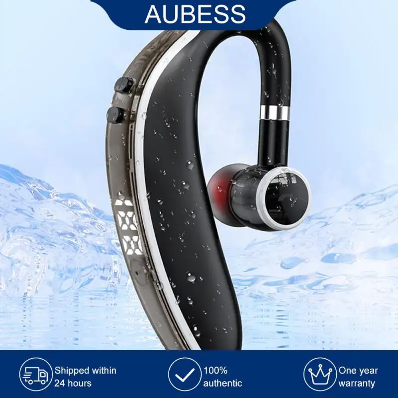 

Wireless Headphone Quick Charge Business Headset Stereo Digital Display Music Headset Audio Devices Earphones Rotation