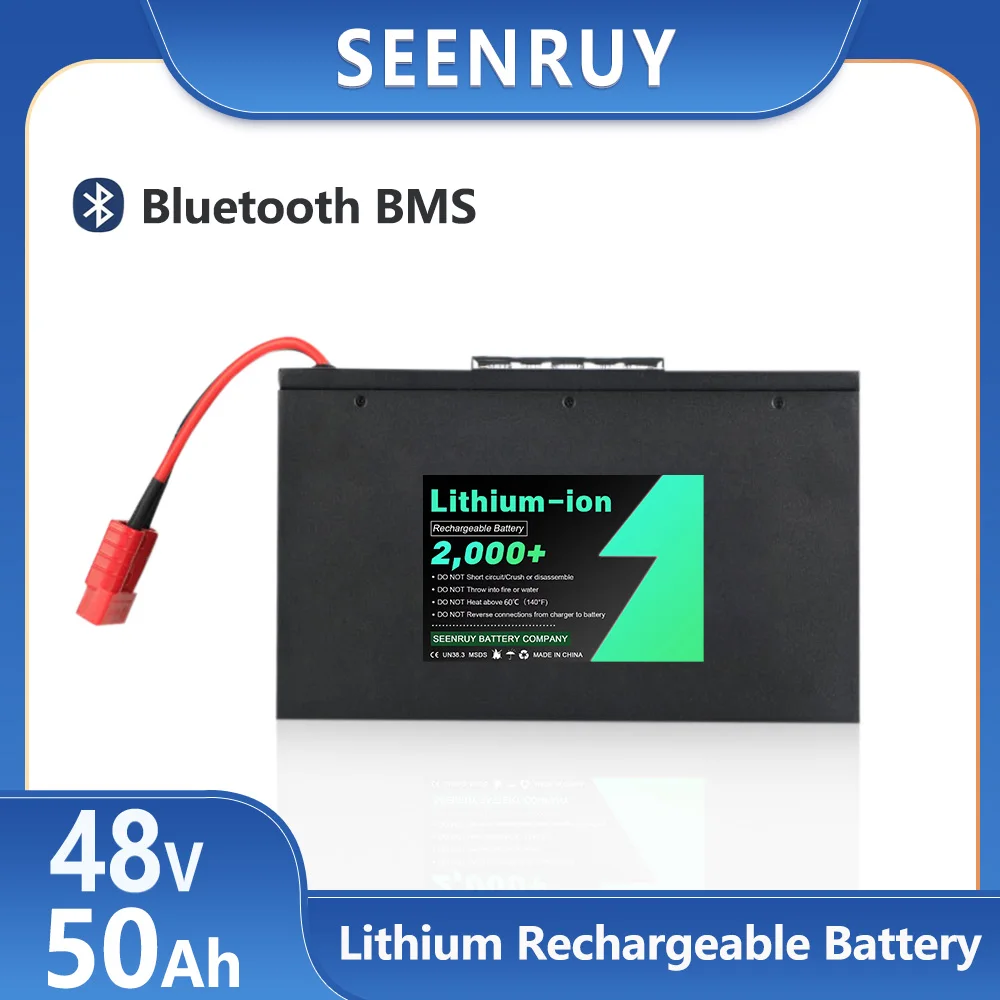 48 В 50 Ач литий-ионный аккумулятор Bluetooth 2800 Вт двигатели teuerung Solarenergie speicher литиевая