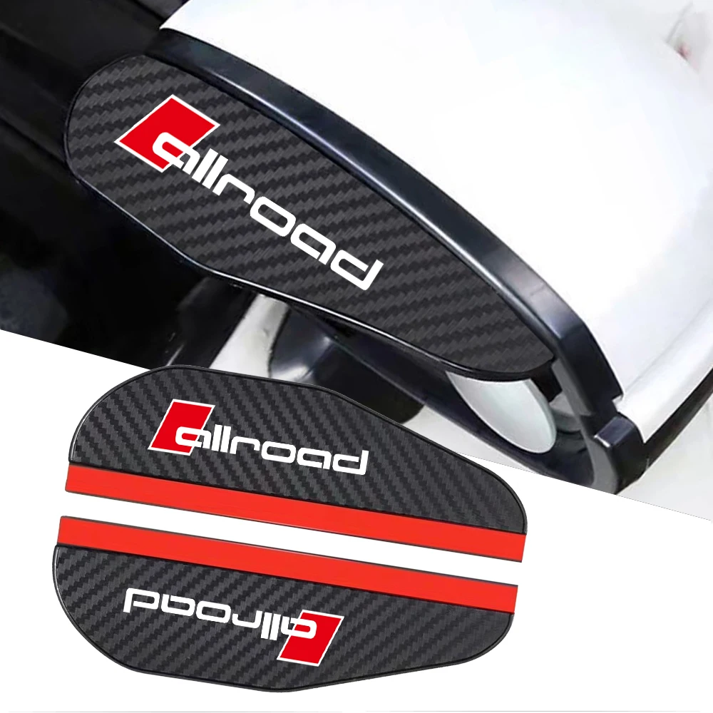 

2X Car Rearview Mirror Eyebrower Sticker Car Rain Eyebrow Cover for Audi Allroad A3 p8 b5 b6 b7 b8 c5 c6 A4 A5 A6 A7 A8 S3 S4 S5