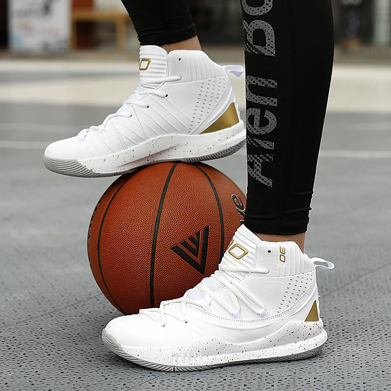 High Quality Basketball Shoes Men Sneakers Boys Basket Shoes Autumn High Top Anti-slip Outdoor Sports Shoes Trainer Women Summer