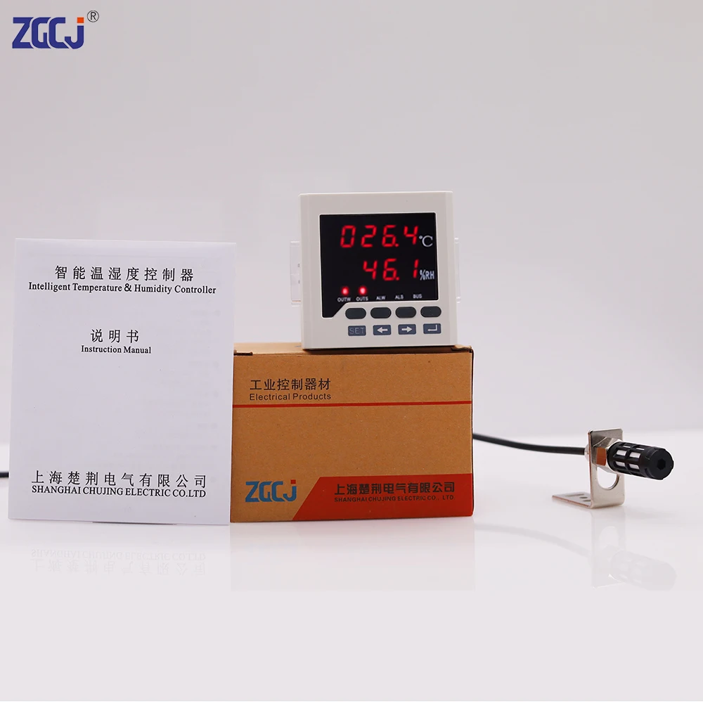 0,0 ~ 99.9% относительной влажности, -40 ~ 120 градусов Цельсия интеллектуальный цифровой контроллер температуры и влажности воздуха с водонепроницаемым датчиком 2 в 1