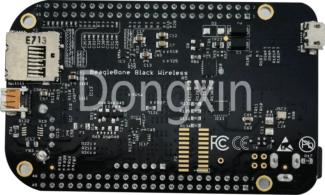 Черная Беспроводная система Octavo OSD3358 AI BB макетная плата BeagleBone