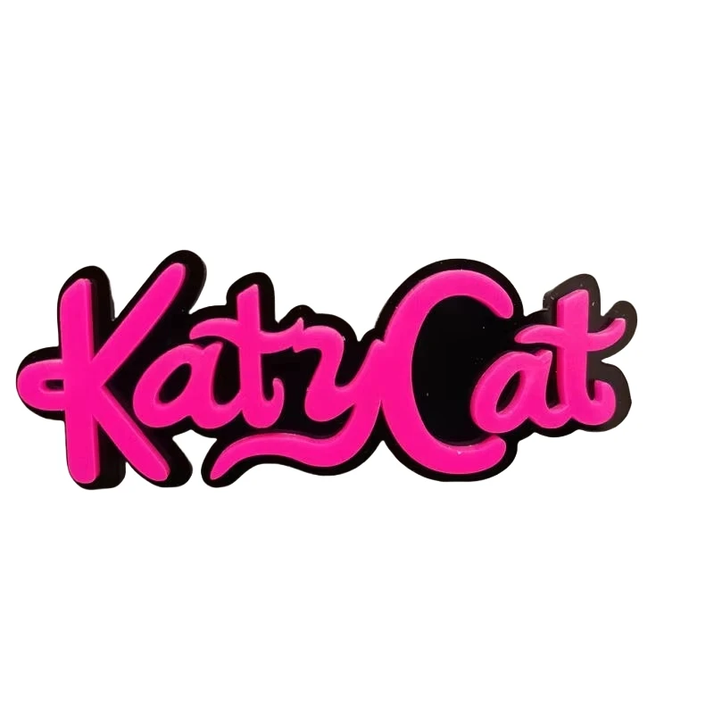 KUGUYS Hyperbole KATY CAT розовые акриловые кольца для женщин Регулируемый размер концерт