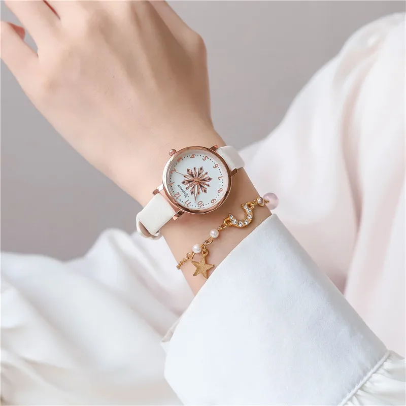 

Fashion Ladies Watch Retro Literary Watch Exquisite Niche Light Luxury for Women Girls Watch for Holidays Gift