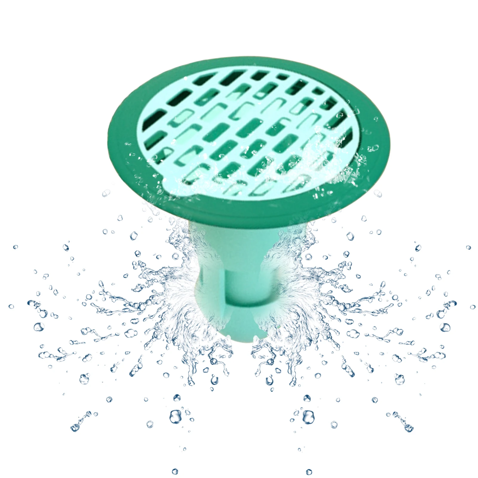 

Дренаж для пола в ванной комнате, круглый стеклянный дренаж без запаха, противоскользящий фильтр для волос и мусора, прочный слив ASB