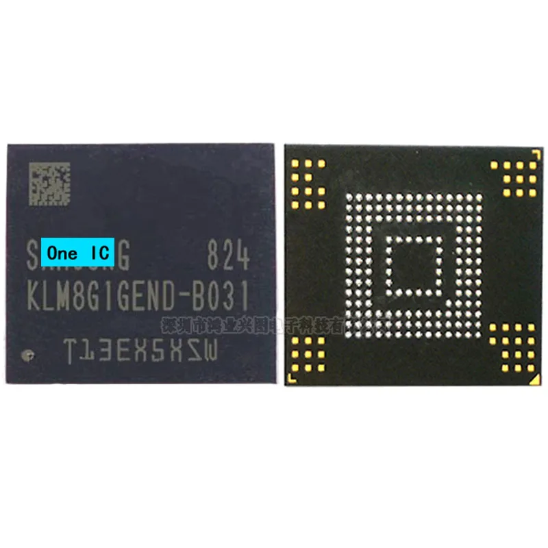

100% Original KLM8G1GEND-B031 KLM8G1GEND BGA153 EMMC Brand New Genuine Ic
