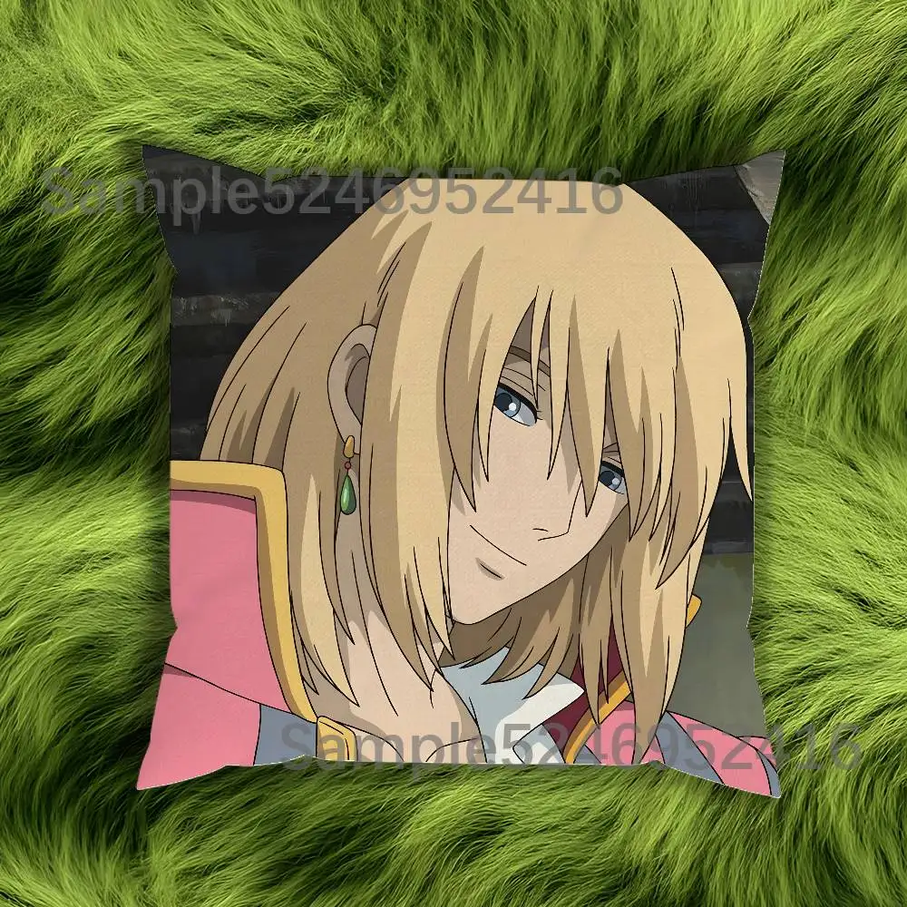 Фото Чехол для подушки H-Howl Anime Sophie, декоративный чехол для подушки с принтом, чехол для дивана №4