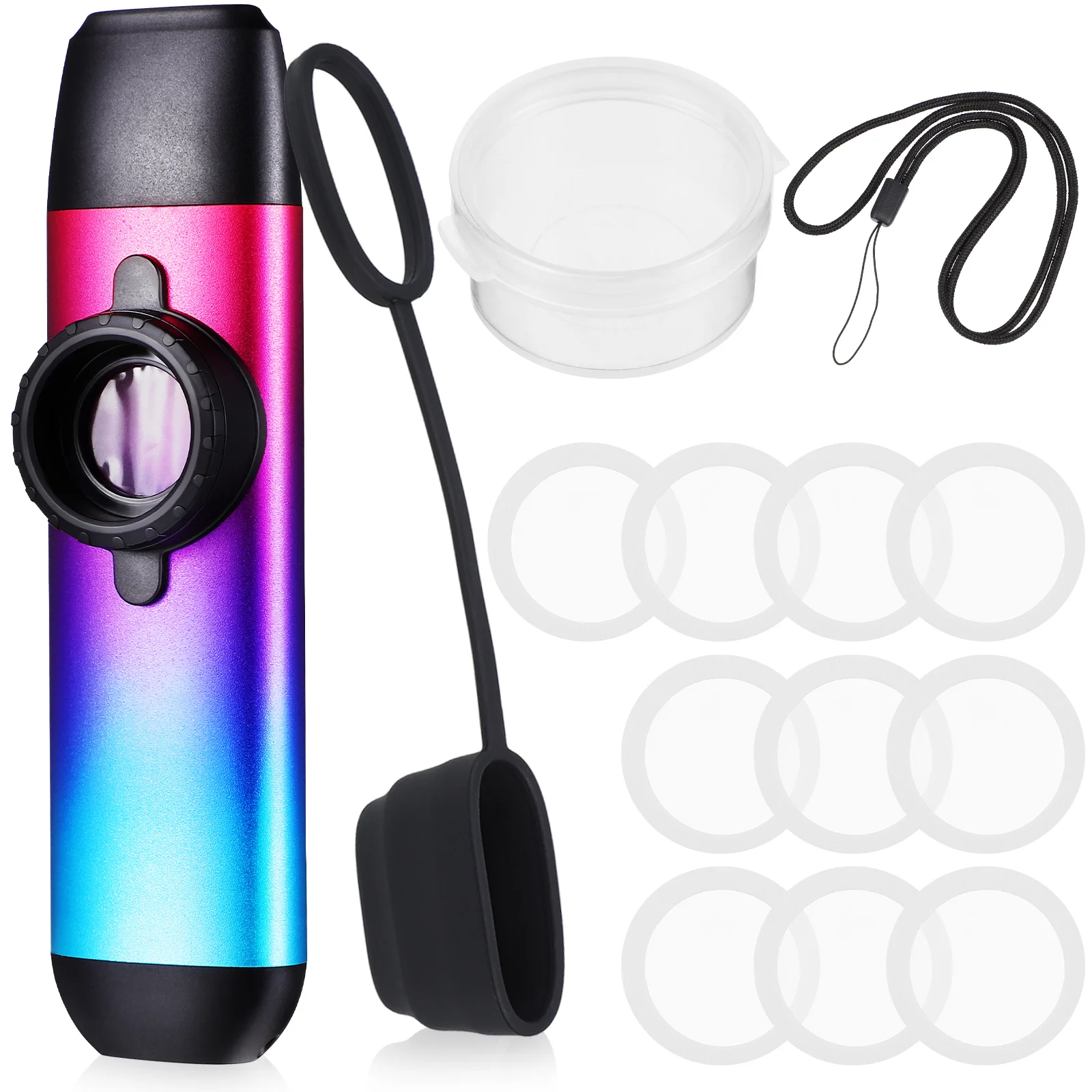 

Kazoo Set Professional Kazoos Kids Bulk Toys Instrument Plastic Musical Indoor Recorder Guitar Accompany